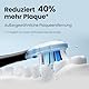 Oclean Ultra Clean Bürstenkopf 2 Pack, Weicher Gummi Ersatzbürstenkopf mit DuPont Borsten für Oclean elektrische Zahnbürste, Aufsteckzahnbürsten mit Zungenreiniger geeignet für Oclean Schallzahnbürste