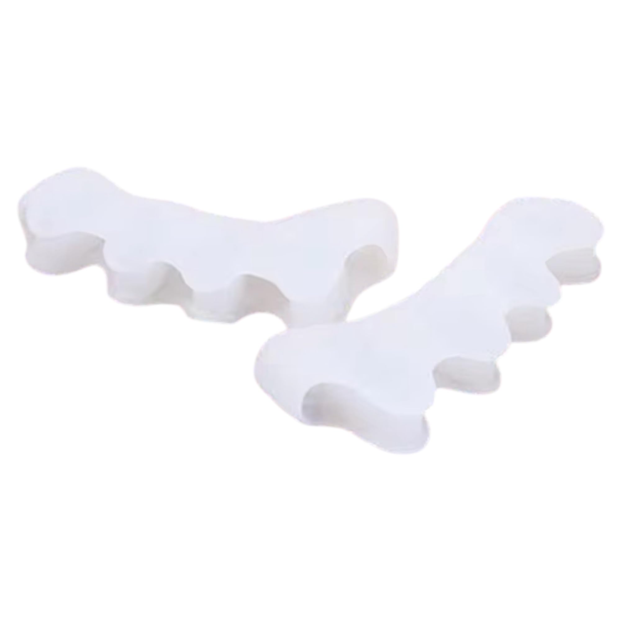 Bunion Corrector for Pain Relief – Soft Silicone Toe Separator & Bunion Splint for Men & Women – White Hallux Valgus Straightener (Pair, Left & Right Foot) – SGS, CE, ROHS Certified