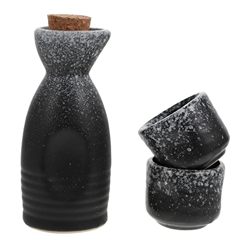 Alipis Japanese Sake Pot Cup Set Ceramic Cups and Carafe Perfect for Gatherings
