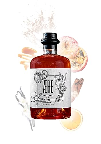 AERE Bratapfellikör - aus saftigen Bratäpfeln | 19,5% vol. | 500 ml | 100% Natürliche Zutaten | Äpfel aus dem 'Alten Land'