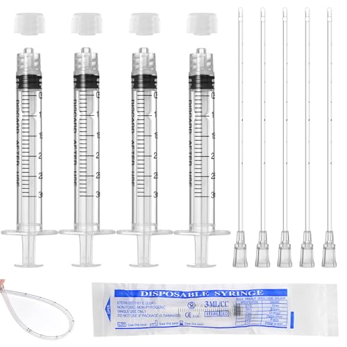 Jeringa Luer Lock de 3 ml con tapa para dispensación de líquidos en envase individual de 30 uds