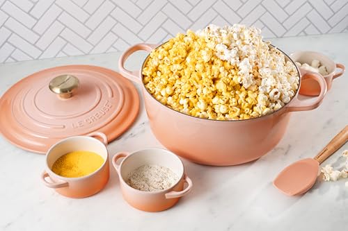 Image of Le Creuset Stoneware Mini Round Cocotte, 8oz., Peche