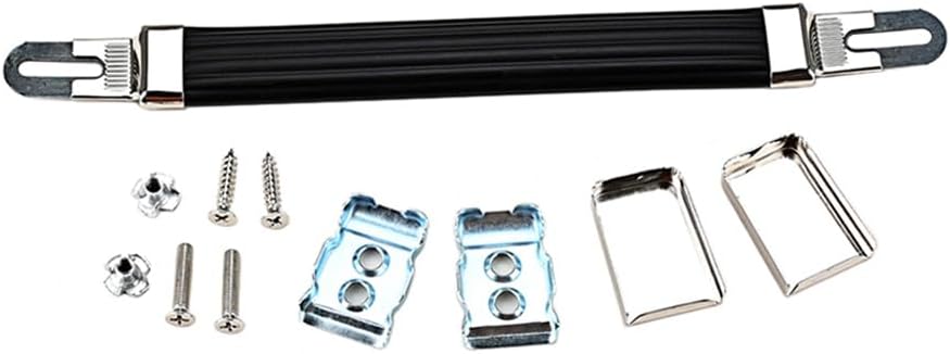 Guitar Amplifier Handle Vintage,PU Leather Internal Steel fixing Style Replacement Strap for Guitar Amplifiers Speaker