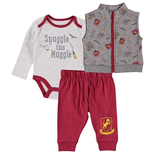 Image of Harry Potter baby-boys Onsies Bodysuits and Jogging Pants CostumePants Set