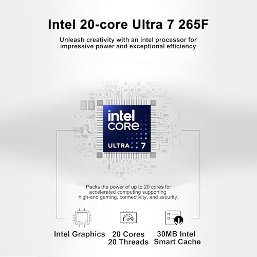 Image of Dell Alienware Aurora ACT1250 Gaming Desktop Intel 20-core Ultra 7 265F (>i7-14700) 32GB RAM 1TB SSD GeForce RTX 5070 Ti 16GB GDDR7 DLSS4 Wi-Fi7 1000W PSU Liquid Cooler for Gaming AI Win11Pro