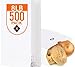 Mr. Miracle 8lb White Rainbow Paper Bags 500 Count (5 x 100 Packs)