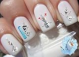 Disney Olaf Frozen Water Nail Art Transfers Stickers Decals - Set of 54