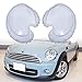 Headlight Moulding Trim Head lights Bezel Compatible with 2007-2015 BMW Mini Cooper R55 R56 R57 R58 R59 (Clear Lens Shell Cover)