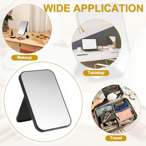 Espejo de maquillaje de escritorio rectangular uxcell miniatura 6