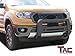 TAC Modular Bull Bar Fit 2019-2023 Ford Ranger Truck Pickup Fine Textured Black Compatible with LED Off-Road Lights (Predator Mesh Version)