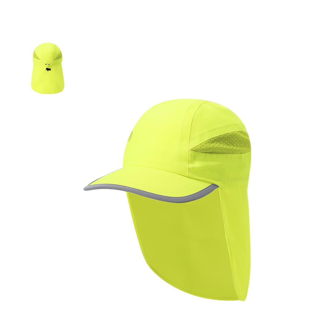 Gorra con Protector Cuello-Nuca Trekking Montaña Senderismo Microfibra Ajustable Hombre Mujer