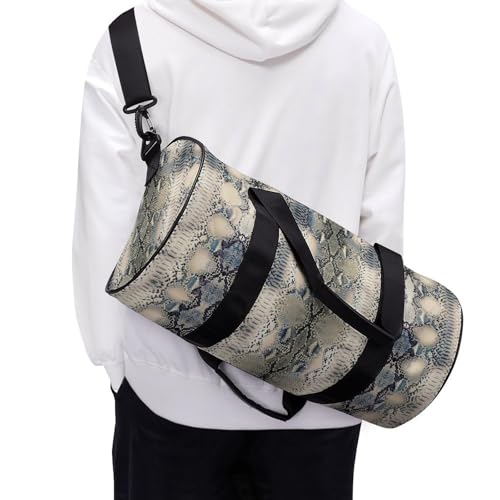 Sac week-end Serpent Jaune compact pour voyager sans stress