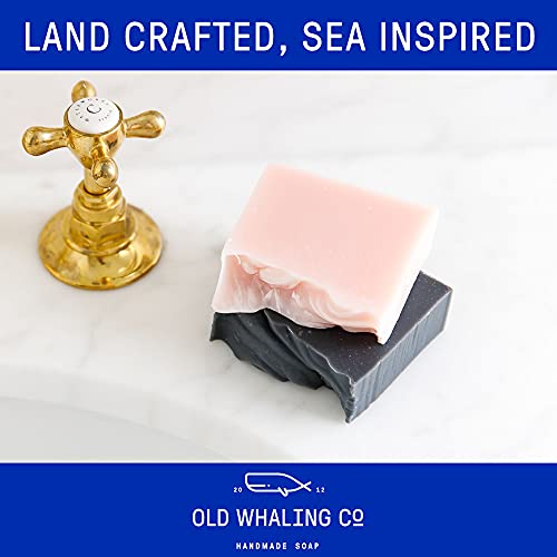 Old Whaling Co French Lavender Handmade Bar Soap 4 Pack – Face, Hand And Body Wash - Moisturizing Olive Oil Bath Soap – Lavender, Mountain Heather And Rose Scent, 5 Oz Each #TOP6