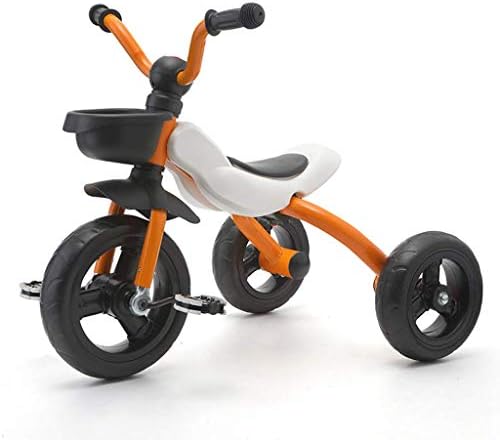 NUBAO Stroller Wagon Kids Toddler Readily Assembled Adjustable Beginner Trike Tricycle Bike with Storage Basket for Indoor Outdoor for 2-6 Years Old Over 1 Year Old Girl Gifts