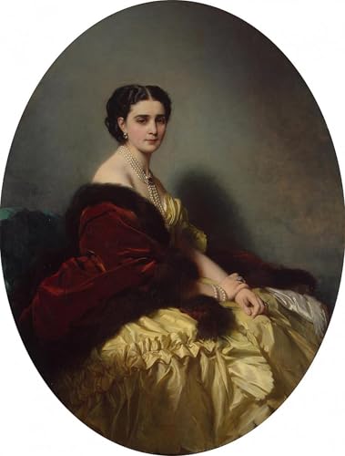 Tableau toile Sophia Petrovna Narishkina par Winterhalter 60x90cm