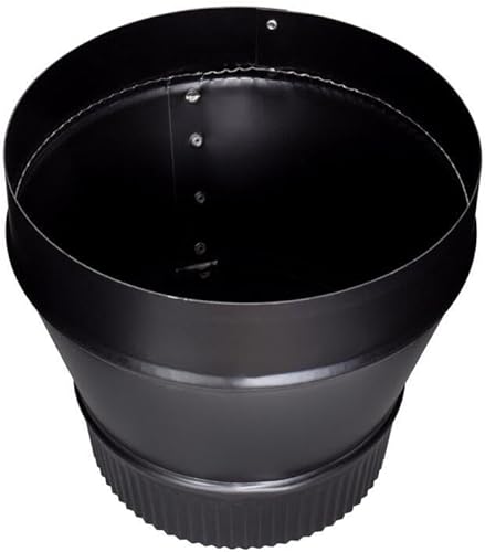 Miniatura 8 de UNITED STATES HDW/U S HA TV195669 8x6 BLK 24GA Reductor, 8" - 6", Negro