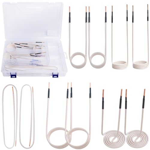 10Pcs Magnetic Induction Heater Bolt Removal Coil Kit, Flexible & Long Life Coil for Bolt Buster Heat Induction Tool, Removing Rusty Bolts and Nuts