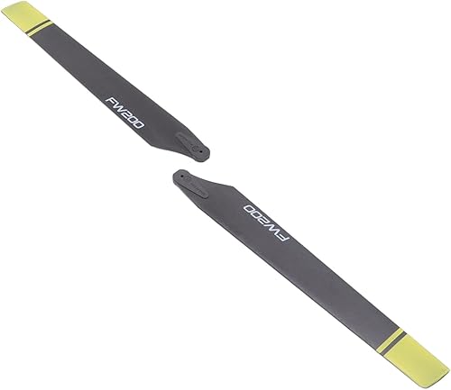 Miniatura 8 de Helicóptero RC Helicóptero Reemplazo Hoja Control Remoto Helicóptero Hélice Bajo Ruido para FW200 (amarillo)