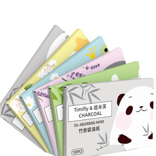 Face Blotting Paper Sheets for Oily Skin - 600Pcs Oil Cosmetic Blotting Sheets for Face Portable Size 9cmx6cmOil Absorbing Sheets Suitable for Unisex All Skin Types