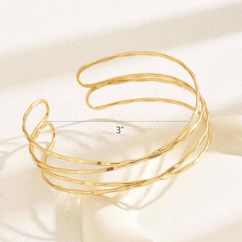 Image of Long tiantian Gold Arm Cuff Upper Arm Armband Greek Goddess Costume Jewelry