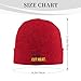 Eat Sleep Cut Meat Repeat Butcher-Funny Gifts Red Warm Beanie for Men Women Fleece Lined Beanie Warm Winter Caps Unisex Fashion Knit Cuffed Cap