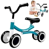 CHOLY Laufrad 4 Räder für 12–24 Monate, Baby Lauflernrad ab 1 Jahr, erstes Laufräder Indoor &...