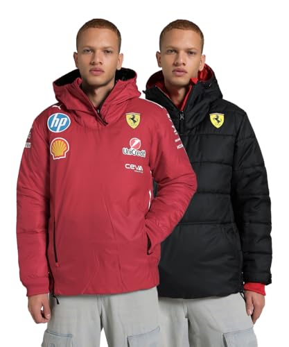 PUMA Scuderia Ferrari F1 2025 Team Reversible Jacket - Red - Size: Large