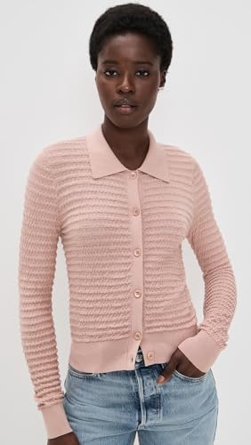 FRAME Women's The Smocked Cardi2