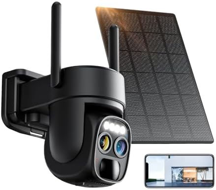 防犯カメラ 屋外 ソーラー 2K解像度 WiFi カメラ 監視カメラ ソーラー ワイヤレス ワイヤレス 屋外 防犯カメラ 動体検知...