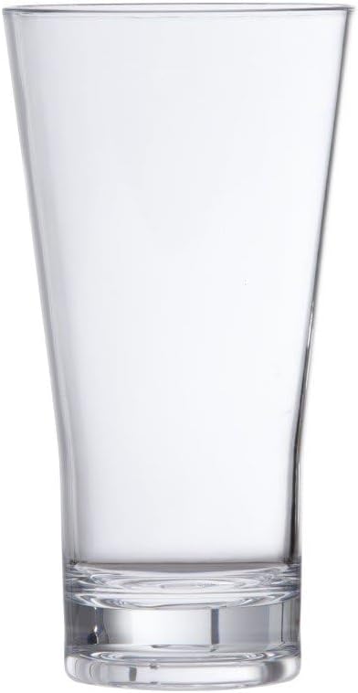 Fortessa Outside Shatter and Chip Resistant BPA Free 6 Pack Premium Copolyester Plastic Drinkware Glasses, Iced Beverage, 20 Ounce (6 Pack)