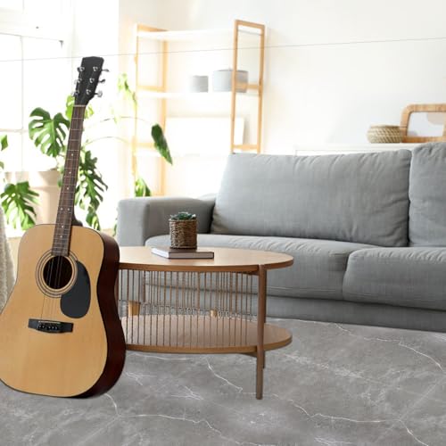 SHUESS 40 Pack Self Adhesive Floor Tile - 30 x 30cm Peel and Stick Floor Tiles Self Adhesive - Waterproof Vinyl Flooring for Kitchen Bathroom Living Room, Covers 38.75 ft² (3.6m²), Grey - Image 5