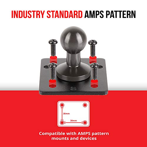 Industrial Metal Drill Base Tablet Mount - By Tackform [Enduro Series] - Ipad Holder For Wall Or Truck. Eld Mount | Compatible With Ipad Mini, Ipad Pro 12.9, Galaxy S, Surface Pro & Switch #TOP5