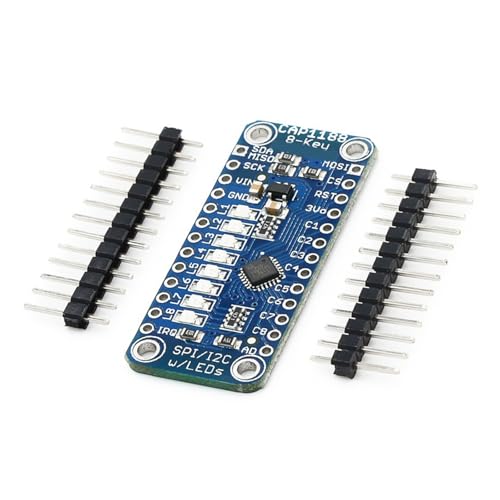 CAP1188 8 Capacitive Touchable Sensory Module SPI I2C LED 8 Button 3V-5V Board for Electronics Industrial Capacitive Touch Module