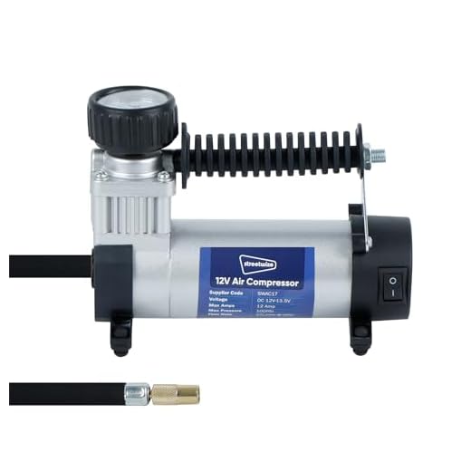 Compact 12V Air Compressor for Vehicles