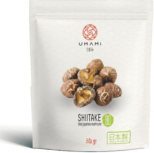Umami Setas Shiitake BIO Japonesas 50g - Secadas Naturalmente - O...