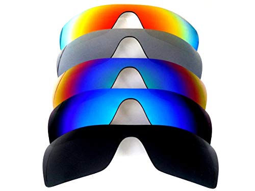 Galaxy Replacement Lenses for Oakley Batwolf Black&Gray&Blue&Green&Red Color Polarized 5 Pairs