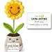 Sportyzen Handmade Positive Sunflower Doll Crochet You’re My Sunshine – Positive Gift for Friends, Family, Coworkers, Mom, Grandma, Women – Flower Desk Decor for Christmas, Birthday, Appreciation