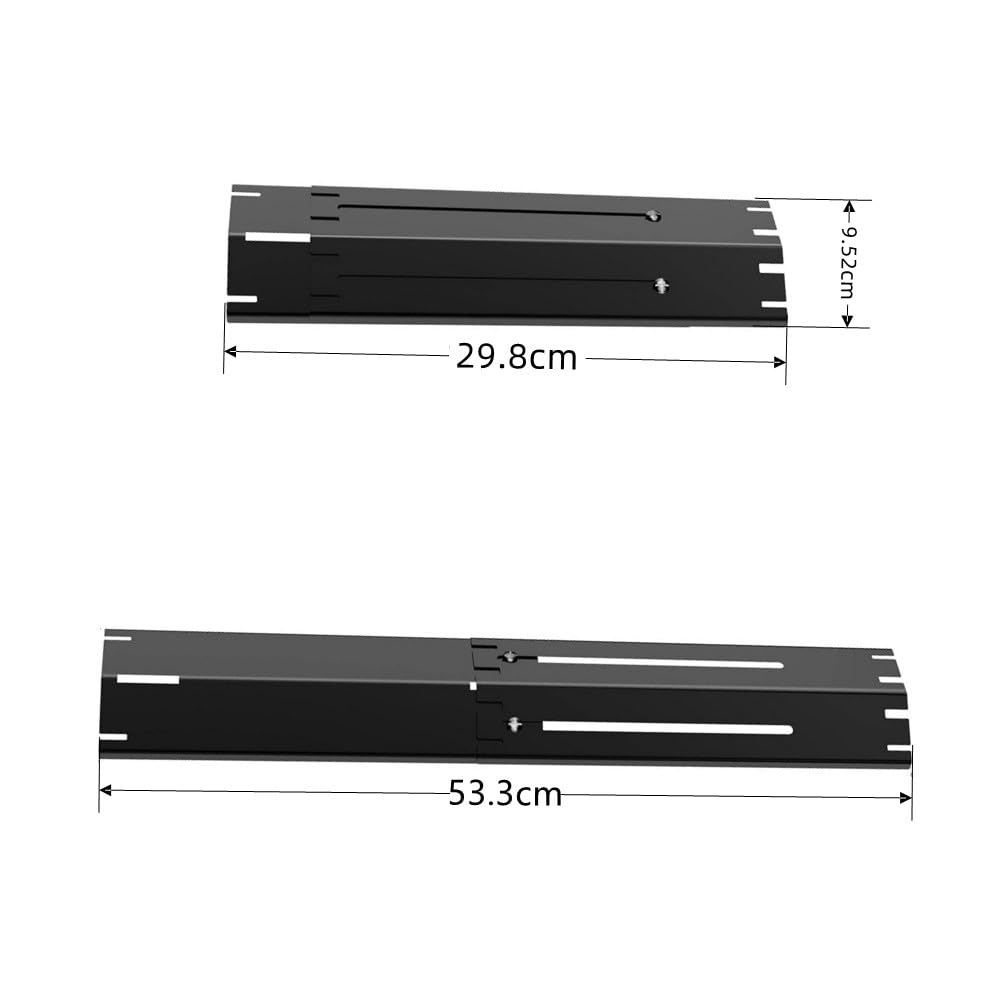 Uniwersalna osłona palnika, zestaw 3 sztuk, 29,8 cm do 53,3 cm, grill gazowy, płyta grzewcza, części zamienne, rozdzielacz płomienia