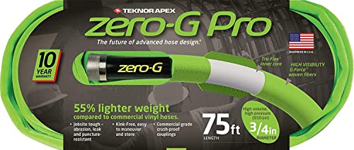 zero-G Lightweight Kink-Free Garden Hose (3/4" x 75ft 2-Pack)