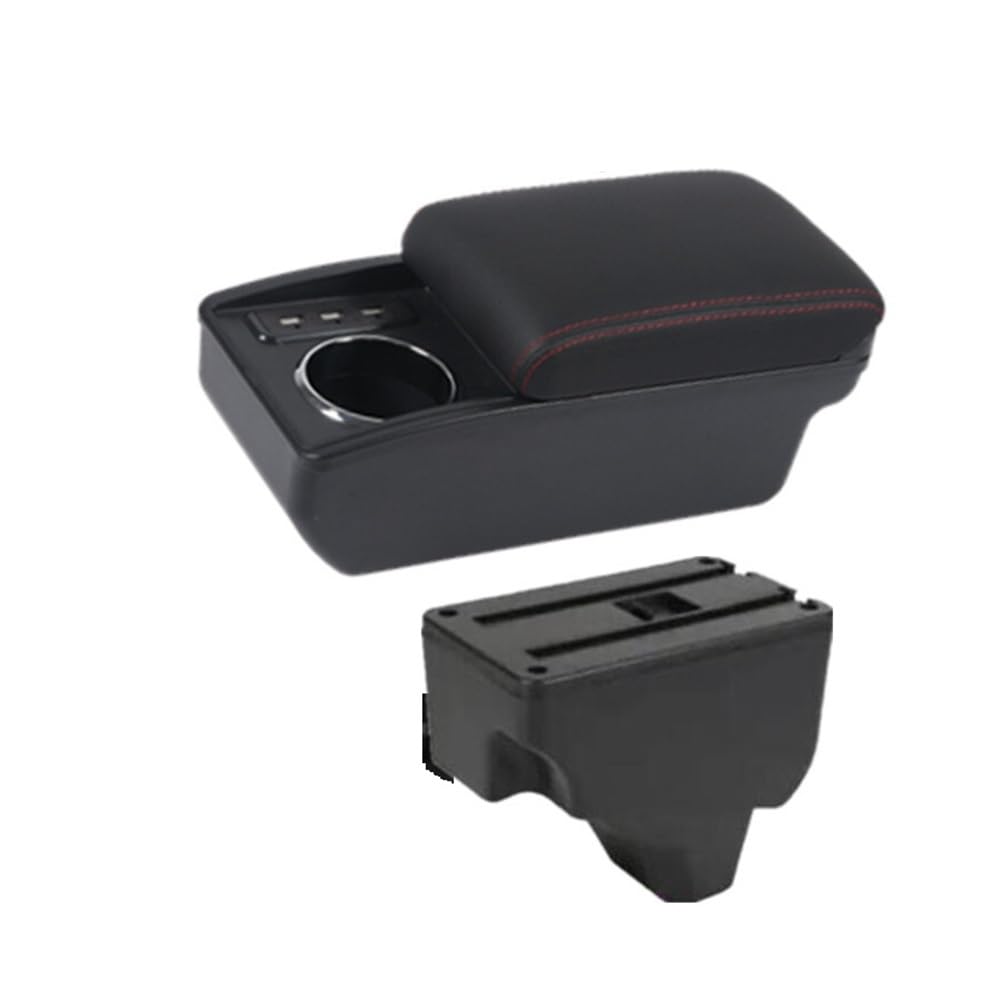 Yulegudi M1 Red Line 3Usb Car Armrests For Peugeot 208 2008 2019-2023 2024 2025