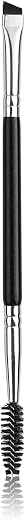 Spanking Double Ended Eyebrow Brush &amp; Spoolie - Angled Brow Brush for Precision Application &amp; Blending of Eye Brow Powders