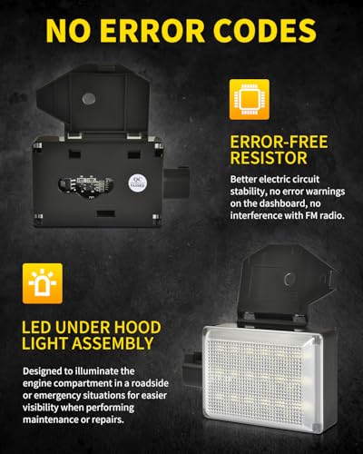 Lámpara LED para capó compatible Dodge Ram 1998-2010 miniatura 4