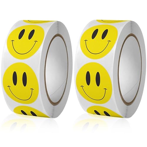 Smiley Stickers 35 mm op Rol kopen? Morgen in huis