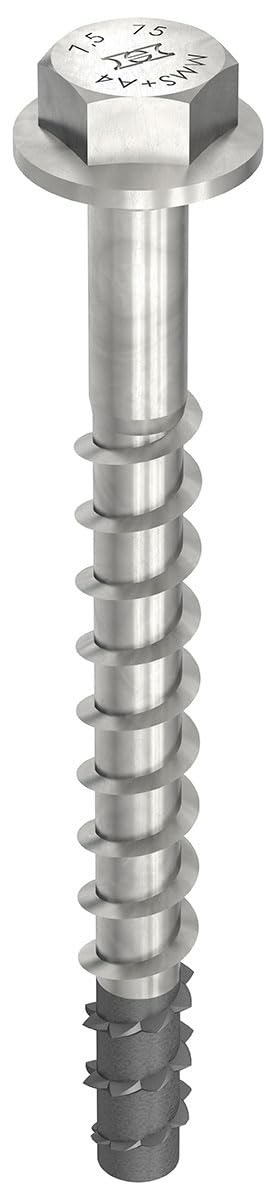 Heco MULTI-MONTI-plus SS A4 7,5 x 45, Sechskantkopf mit Scheibe 50 Stk