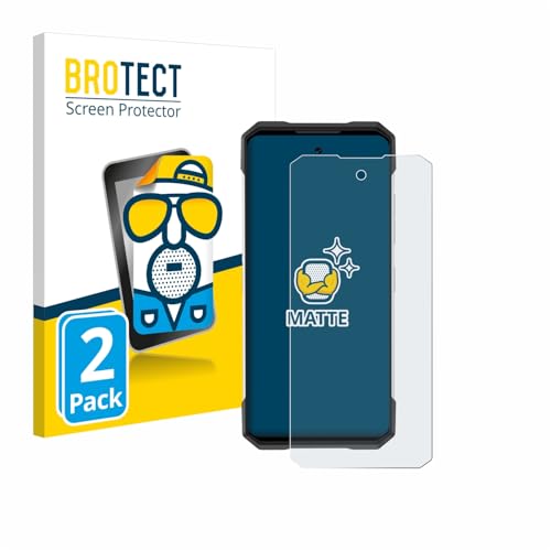 BROTECT Entspiegelungs-Schutzfolie für Doogee S200 (2 Stück) Matte Bildschirmschutz-Folie, Anti-Reflex, Anti-Fingerprint