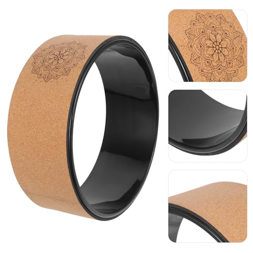 Rueda de yoga de corcho natural premium para equilibrio duradero 7