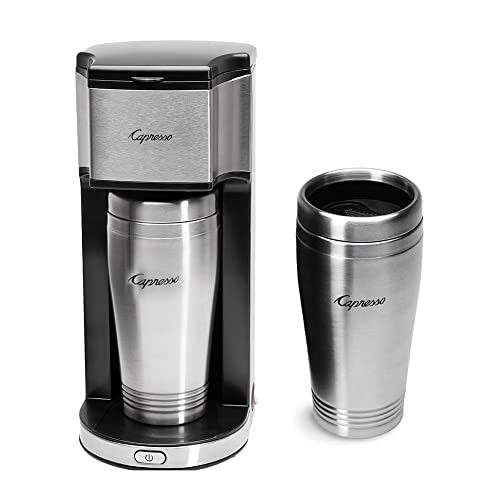 Capresso On The Go Personal Coffe Maker With An Extra Insulated Travel Mug 16 Oz #TOP13