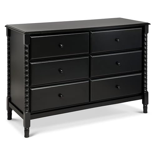 Davinci Jenny Lind Spindle 6-Drawer Dresser in Ebony