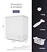 Northair Chest Freezer - 5 Cu Ft with 3 Removable Baskets - Reach In Freezer Chest - Quiet Compact Freezer - 7 Temperature Settings - White