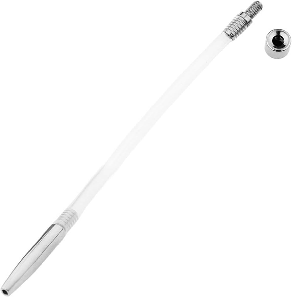 Removable Flat Chastity Lock Accessories Stainless Steel Catheter Chastity Device Long Silicone Hose Metal Hollow Horse Eye Rod Urethra Plug Set Couples Pleasure Sex Toys